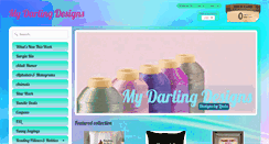 Desktop Screenshot of mydarlingdesigns.net